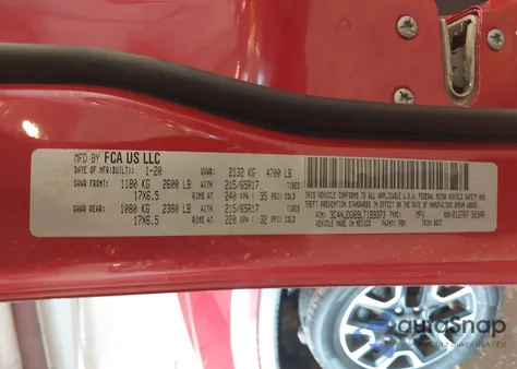 2020 Jeep Compass Trailhawk 4X4 z USA, uszkodzony, nr VIN 3C4NJDDB9LT189373